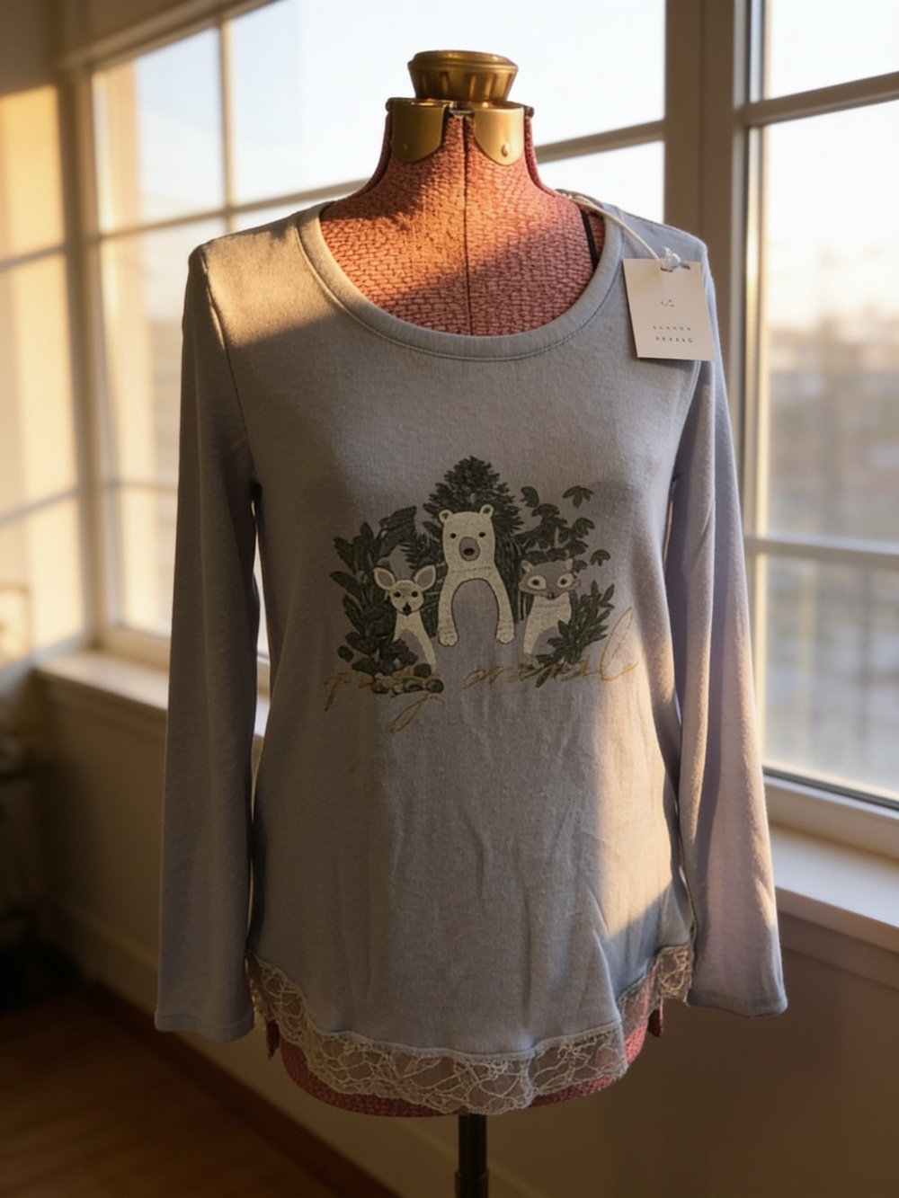 Lauren Conrad Shirttail Lace Tunic